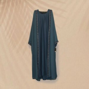 Dark Teal Nida Abaya