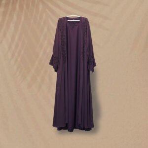 Floral Cascade Abaya